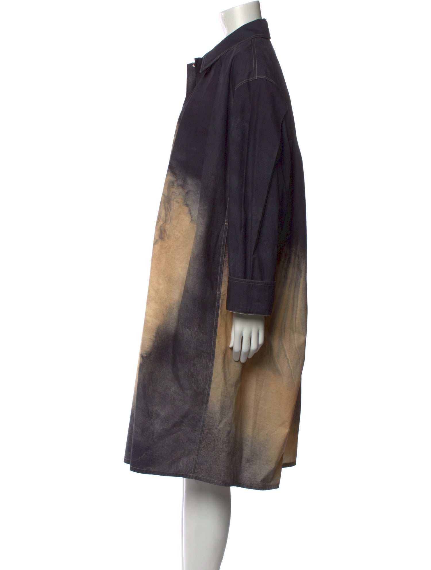 Lemaire Tie-Dye Print Midi Length Dress