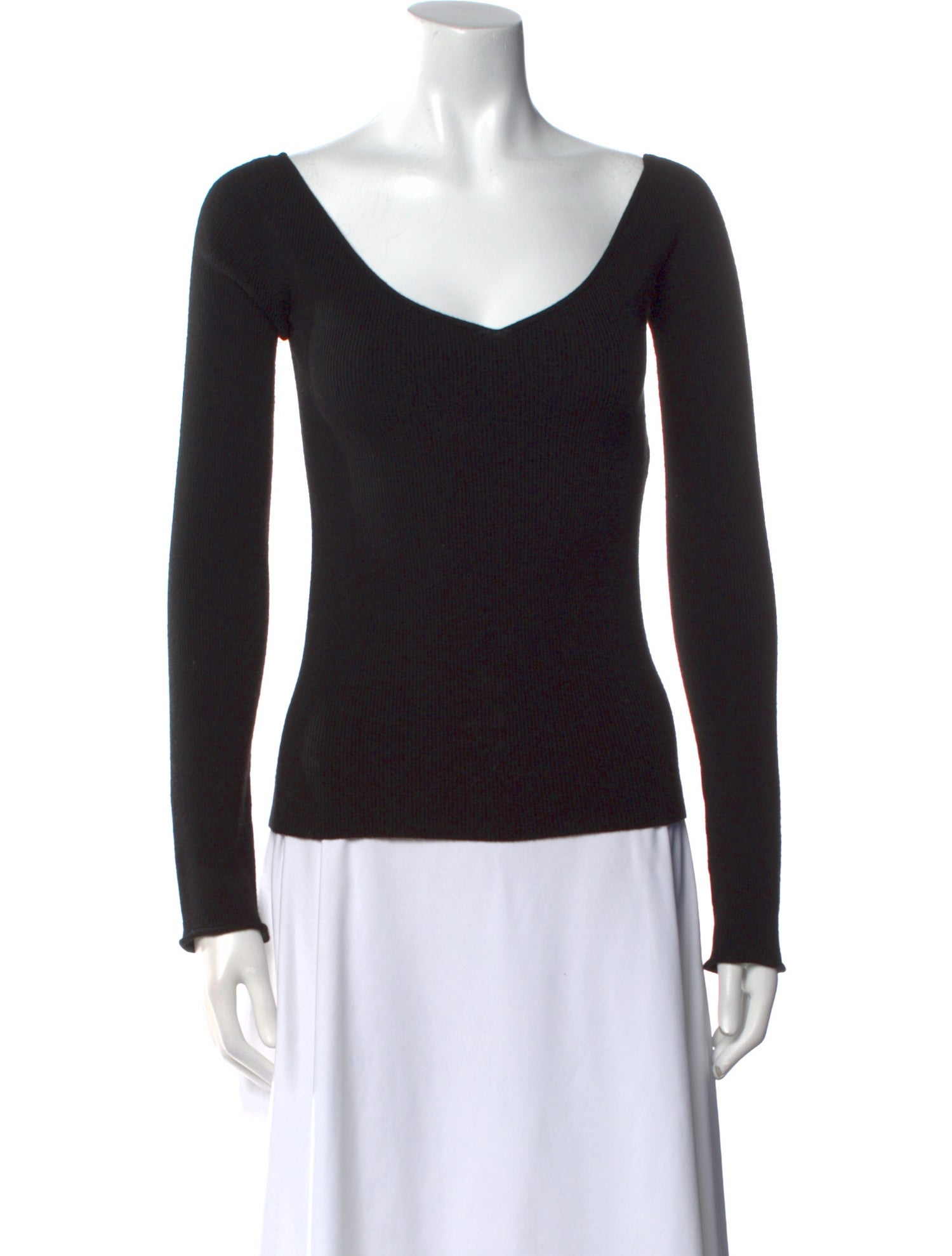 Lemaire Wool V-Neck Sweater