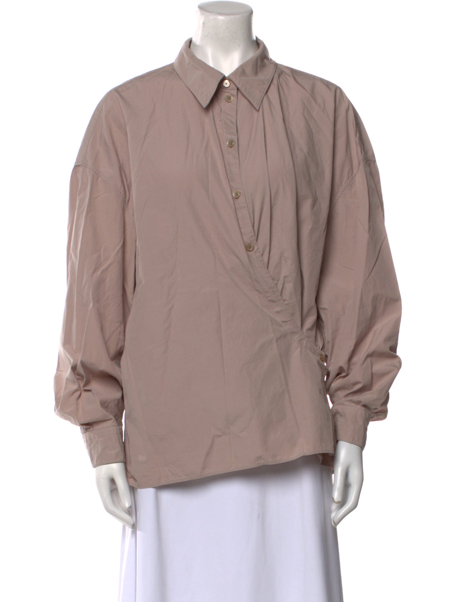 Lemaire Long Sleeve Button-Up Top