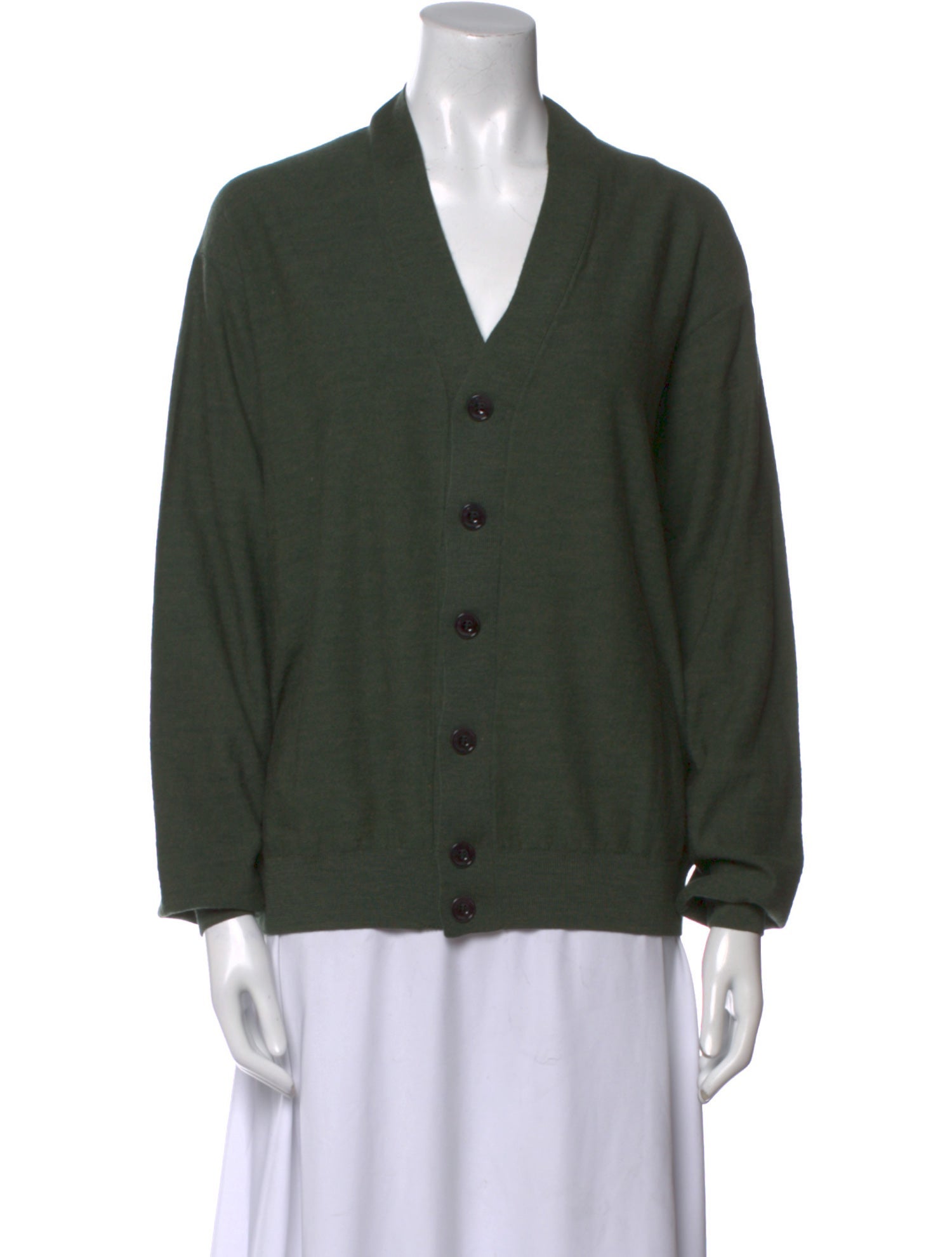 Lemaire Merino Wool V-Neck Sweater