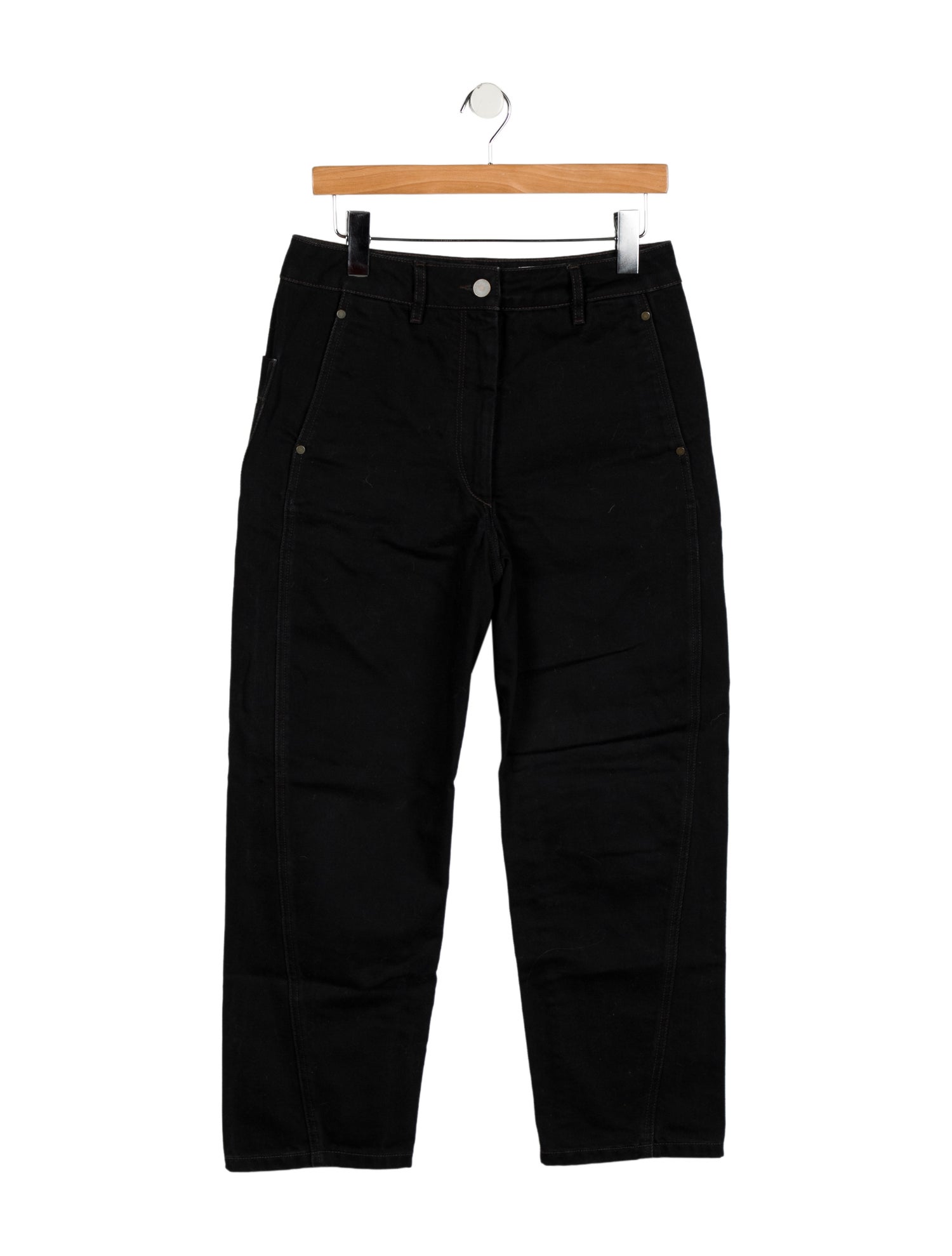 Lemaire High-Rise Straight Leg Jeans