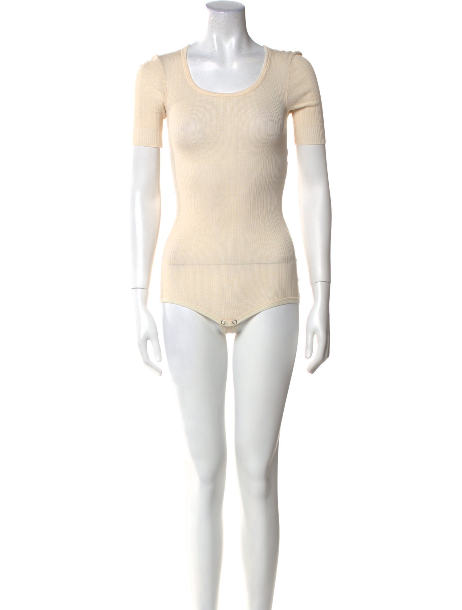 Lemaire Scoop Neck Short Sleeve Bodysuit