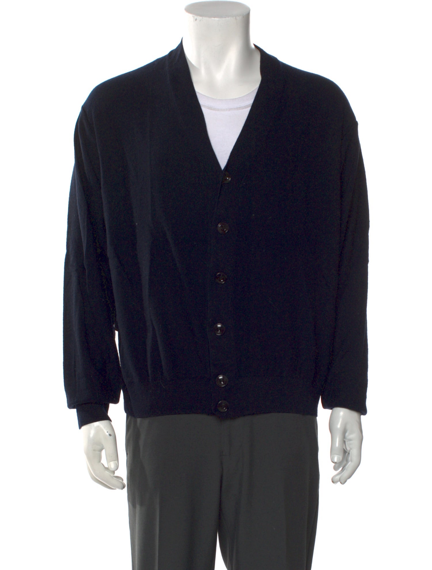 Lemaire V-Neck Long Sleeve Cardigan