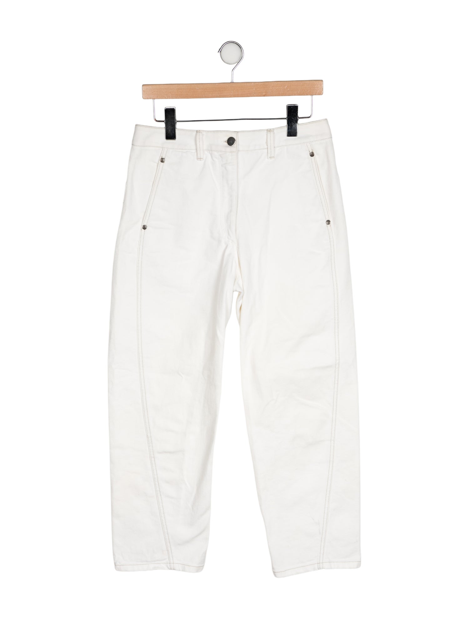 Lemaire High-Rise Straight Leg Jeans