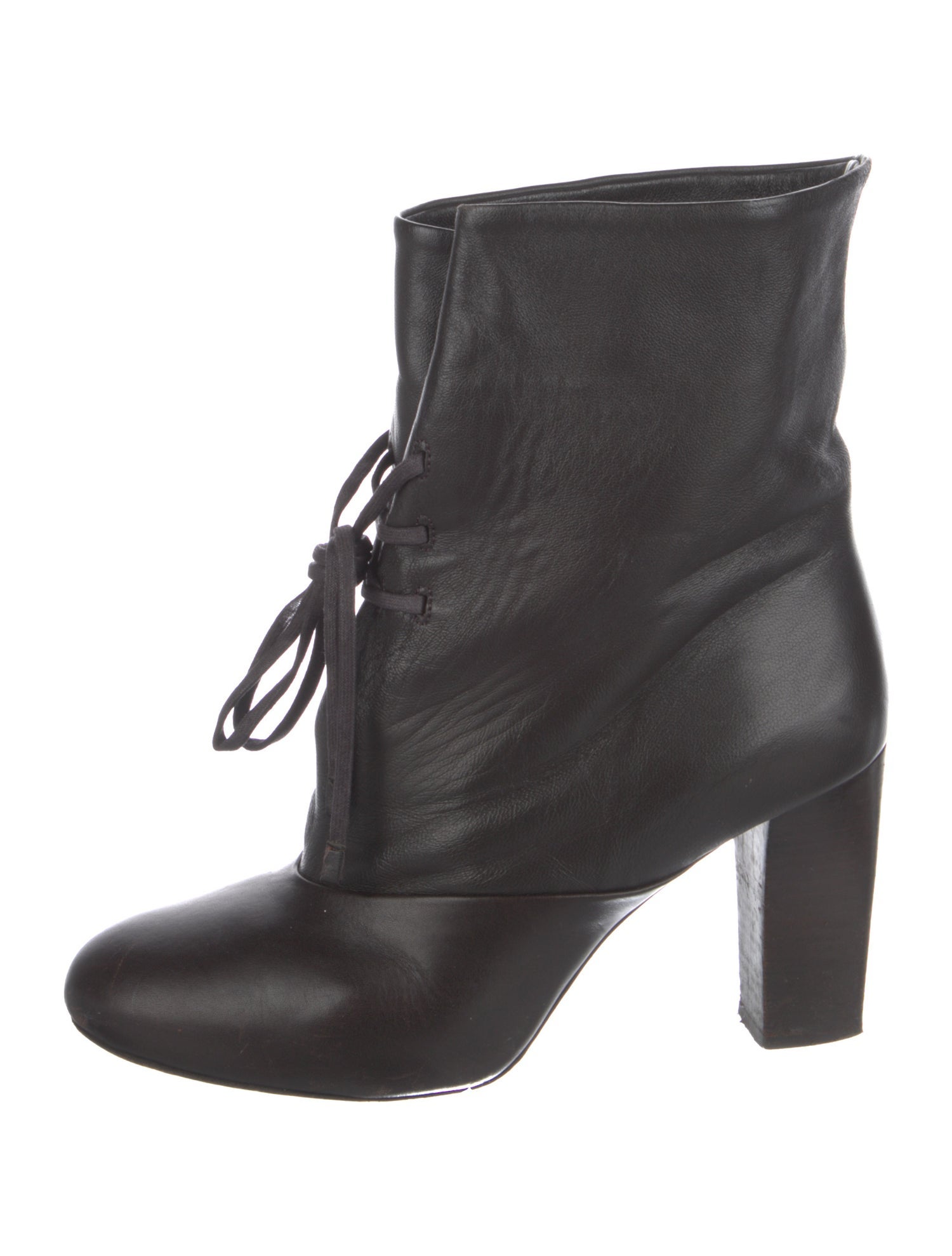 Lemaire Leather Lace-Up Boots