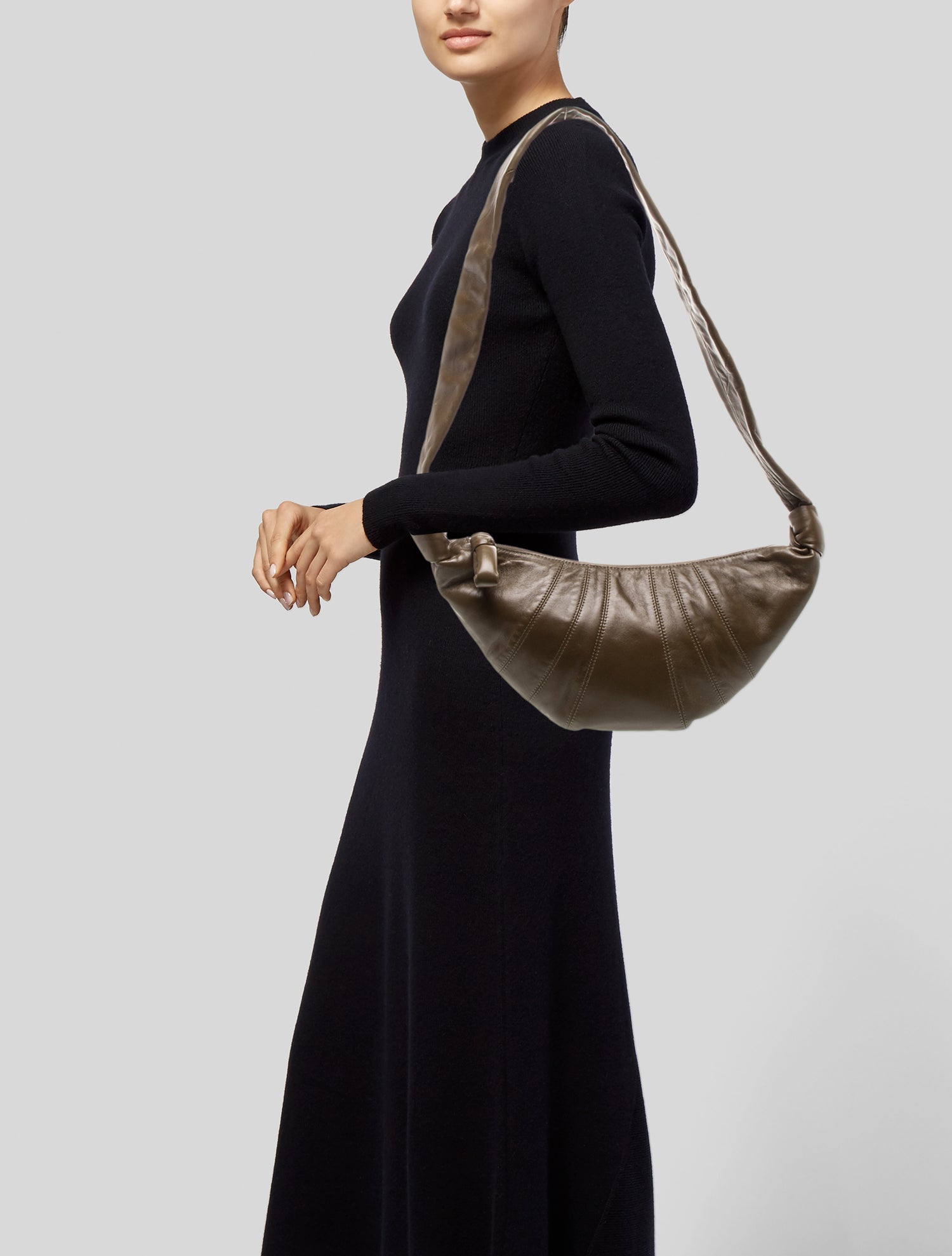 Lemaire Lambskin Croissant Small