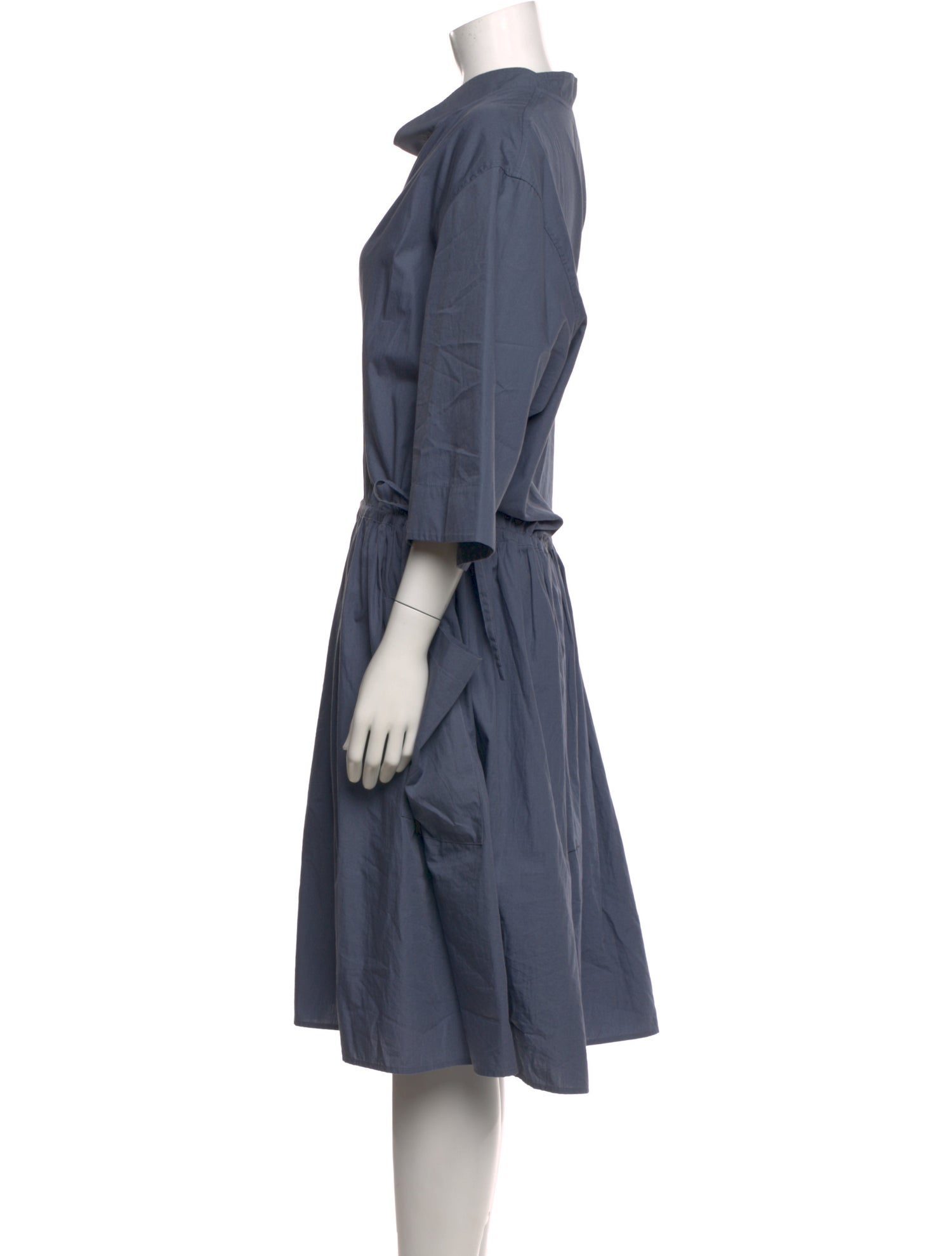 Lemaire Mock Neck Midi Length Dress