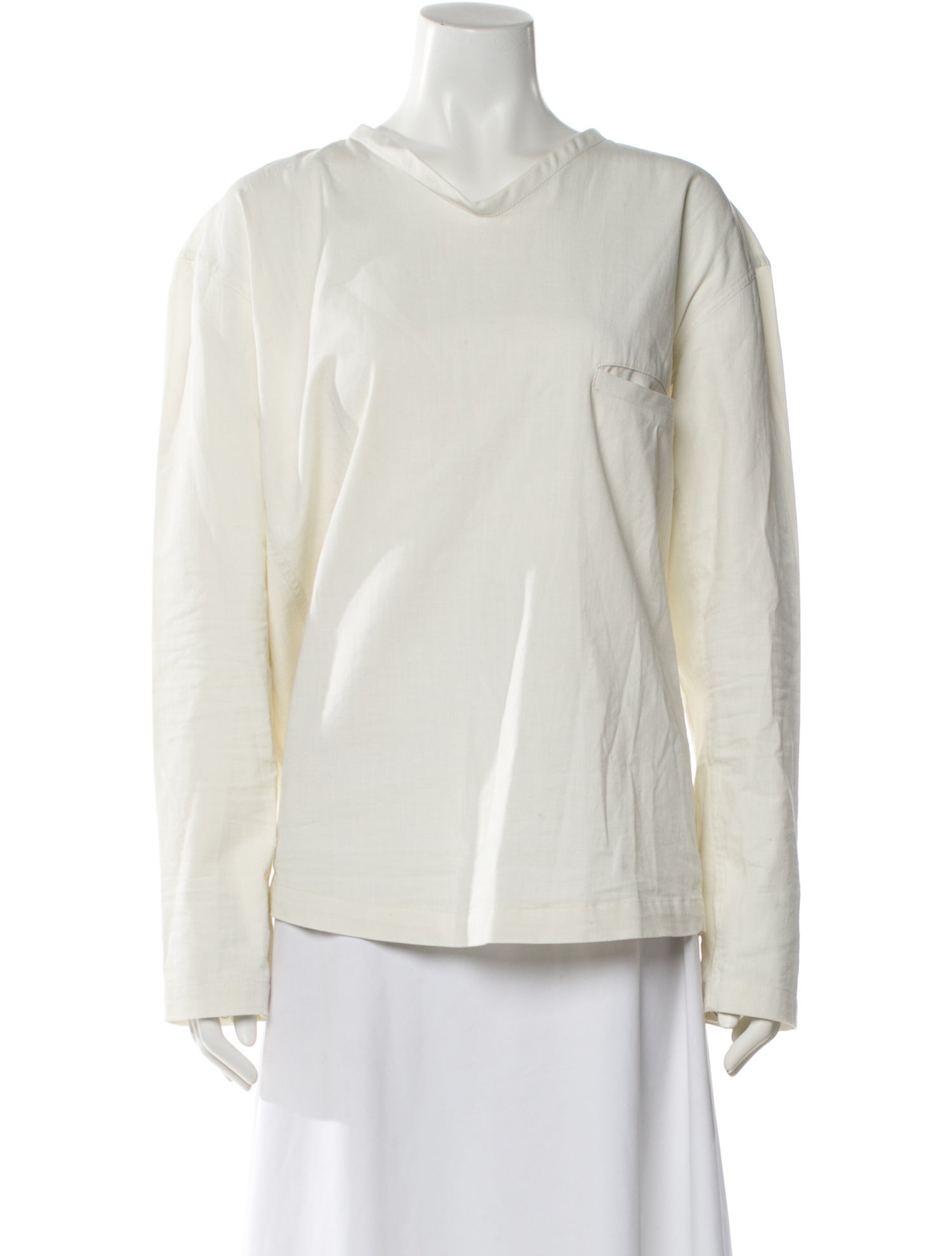 Lemaire Crew Neck Long Sleeve Sweatshirt