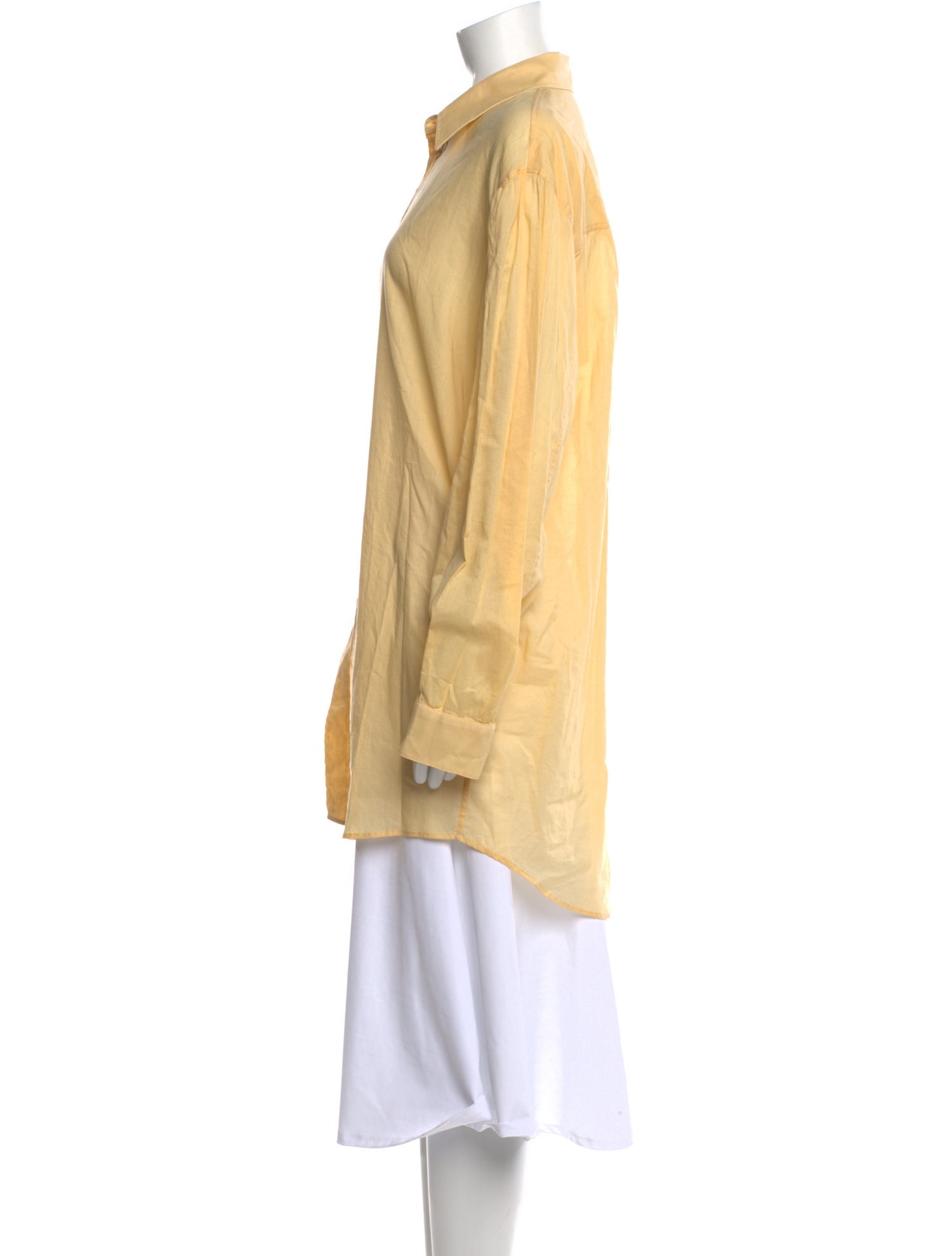 Lemaire Long Sleeve Button-Up Top