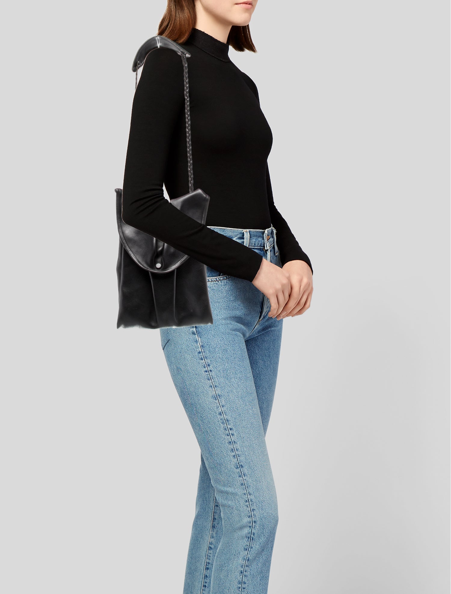 Lemaire Leather Bucket Bag