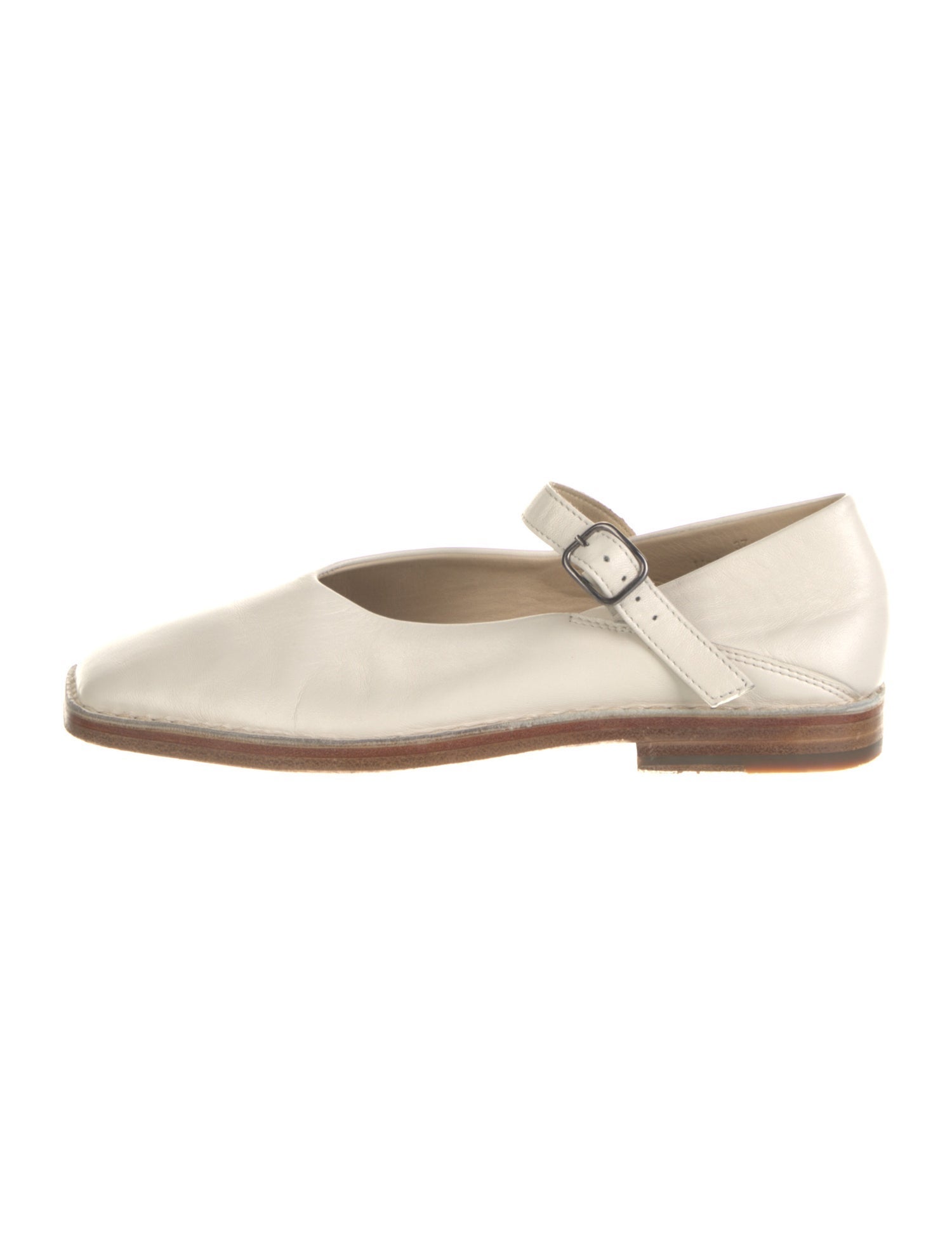 Lemaire Leather Mary Jane Flats