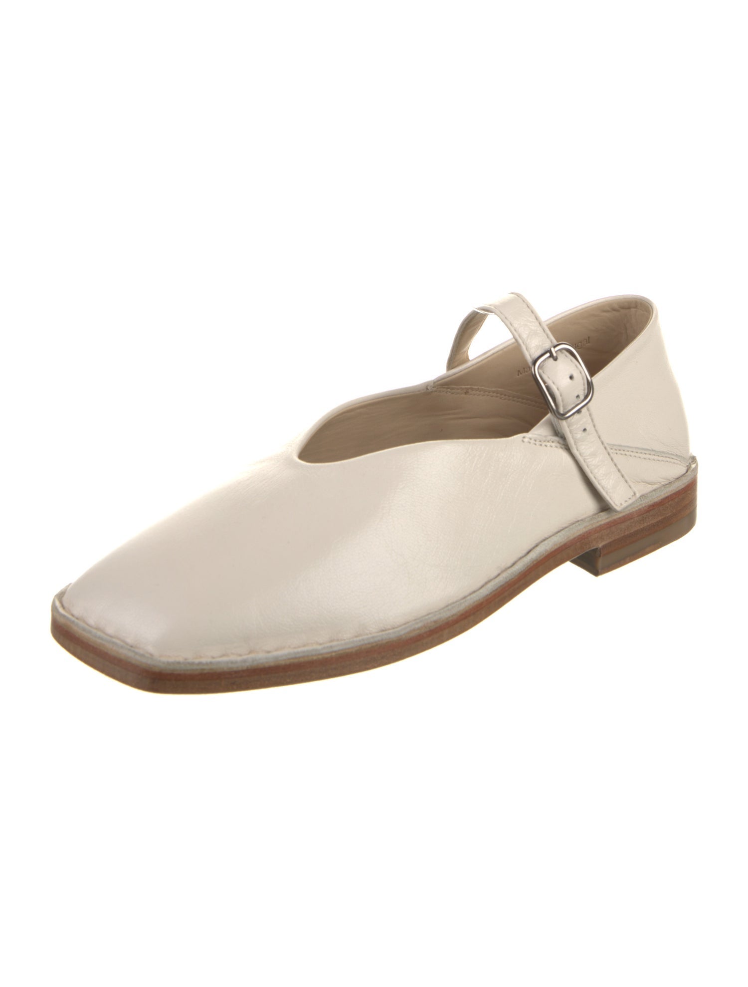 Lemaire Leather Mary Jane Flats