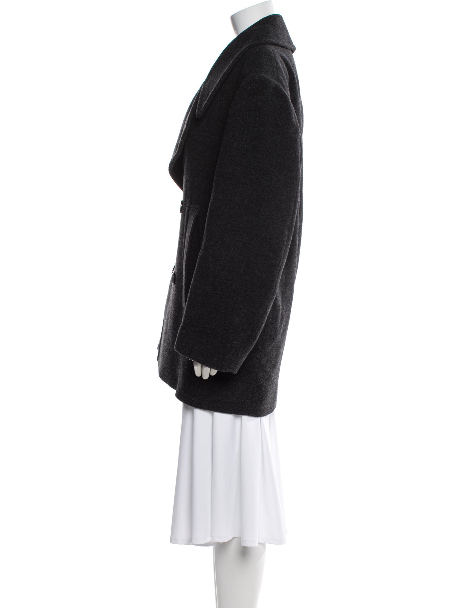 Lemaire Wool Peacoat