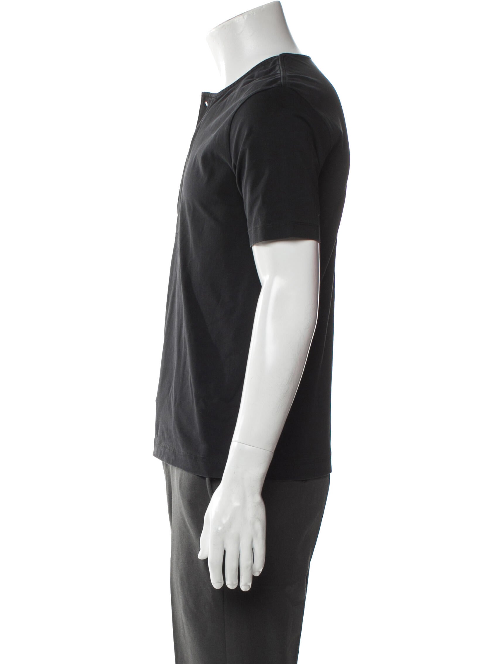 Lemaire Crew Neck Short Sleeve Henley