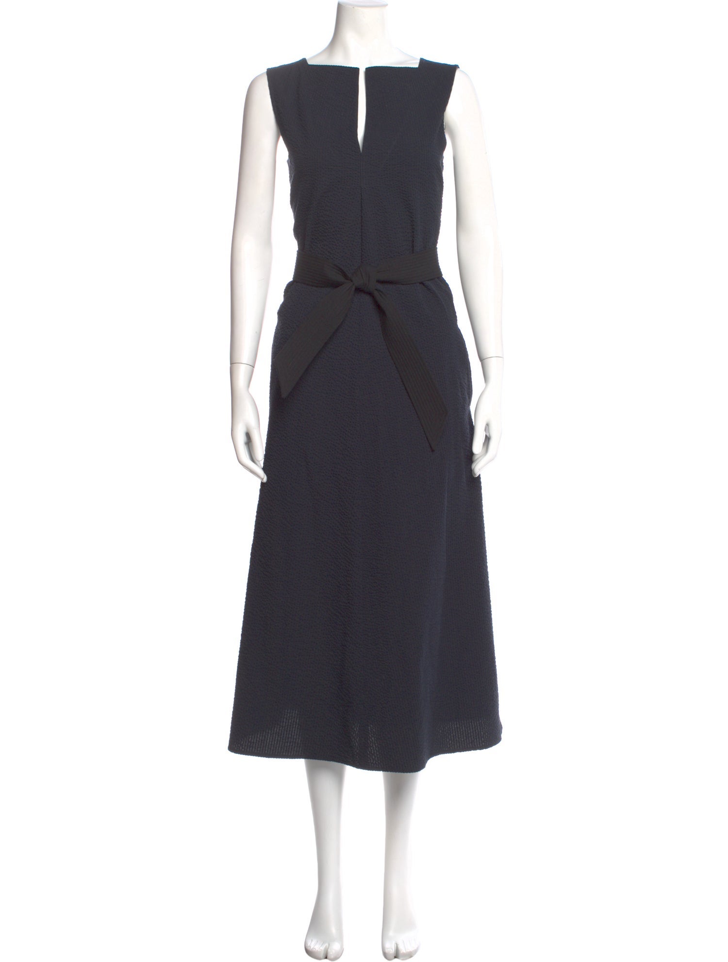 Lemaire Square Neckline Long Dress