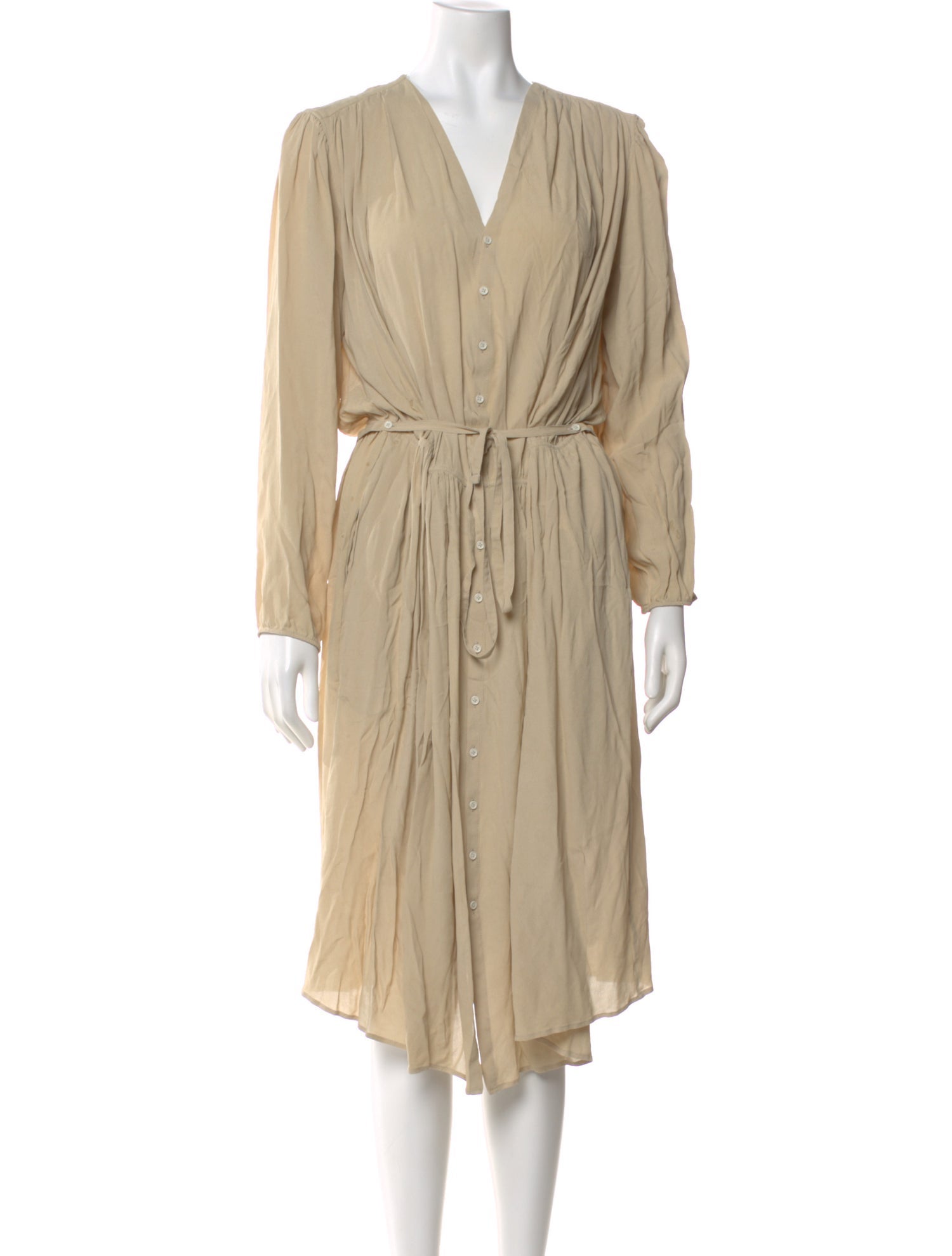 Lemaire V-Neck Midi Length Dress