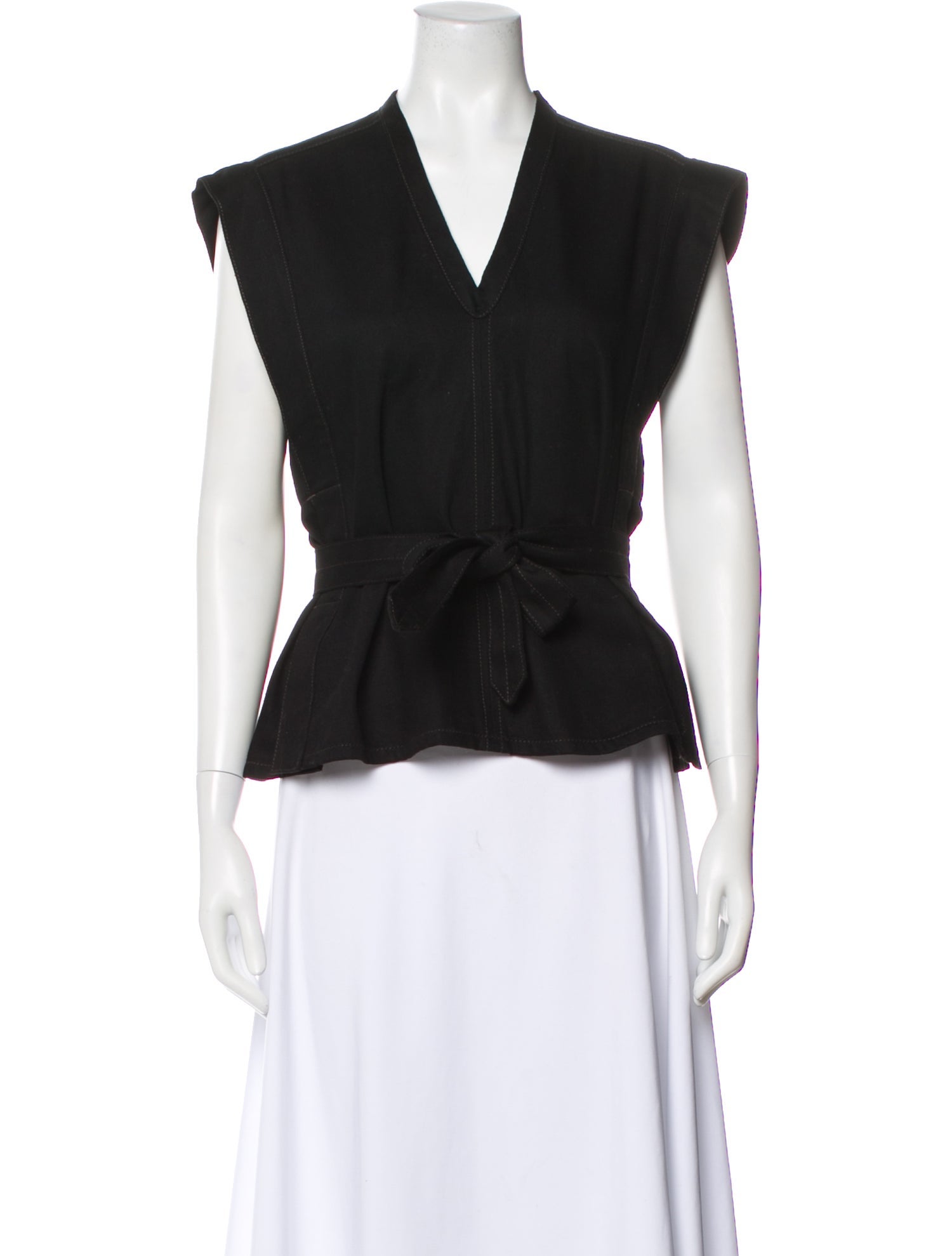Lemaire V-Neck Sleeveless Blouse w/ Tags