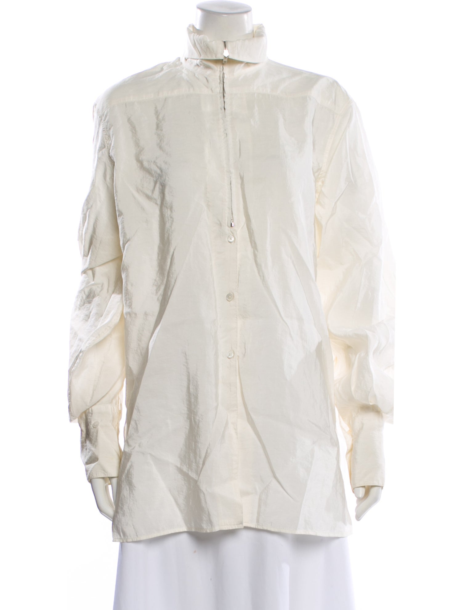 Lemaire Silk Long Sleeve Blouse