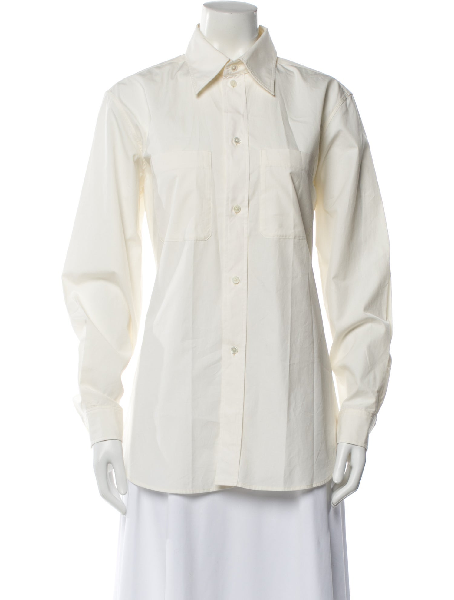 Lemaire Long Sleeve Button-Up Top