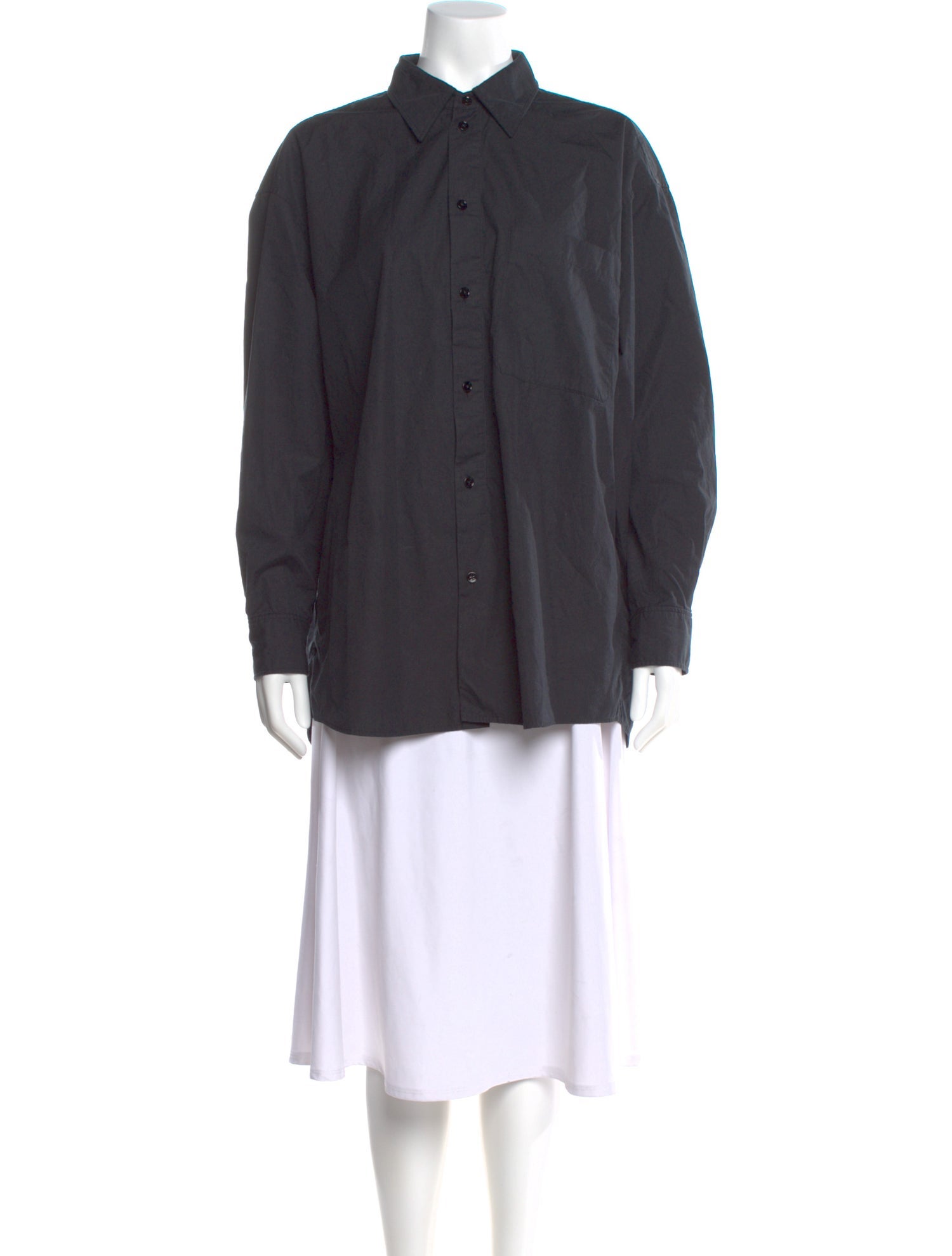 Lemaire Long Sleeve Button-Up Top