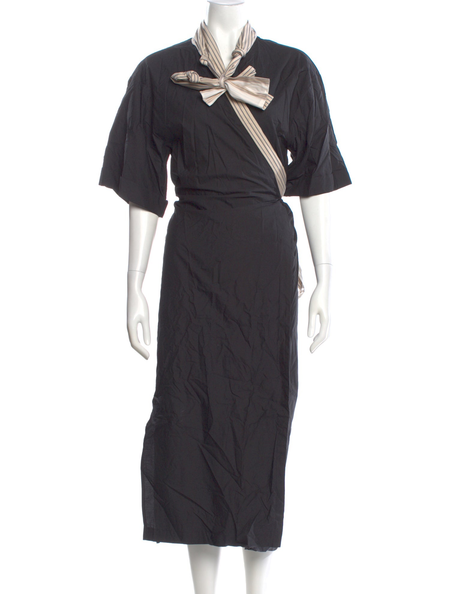 Lemaire Tie Neck Long Dress