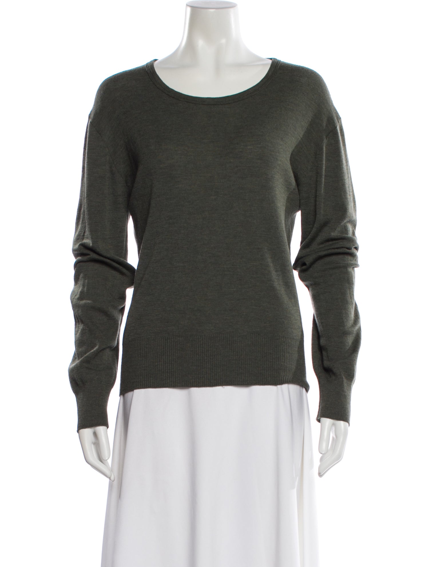 Lemaire Wool Scoop Neck Sweater