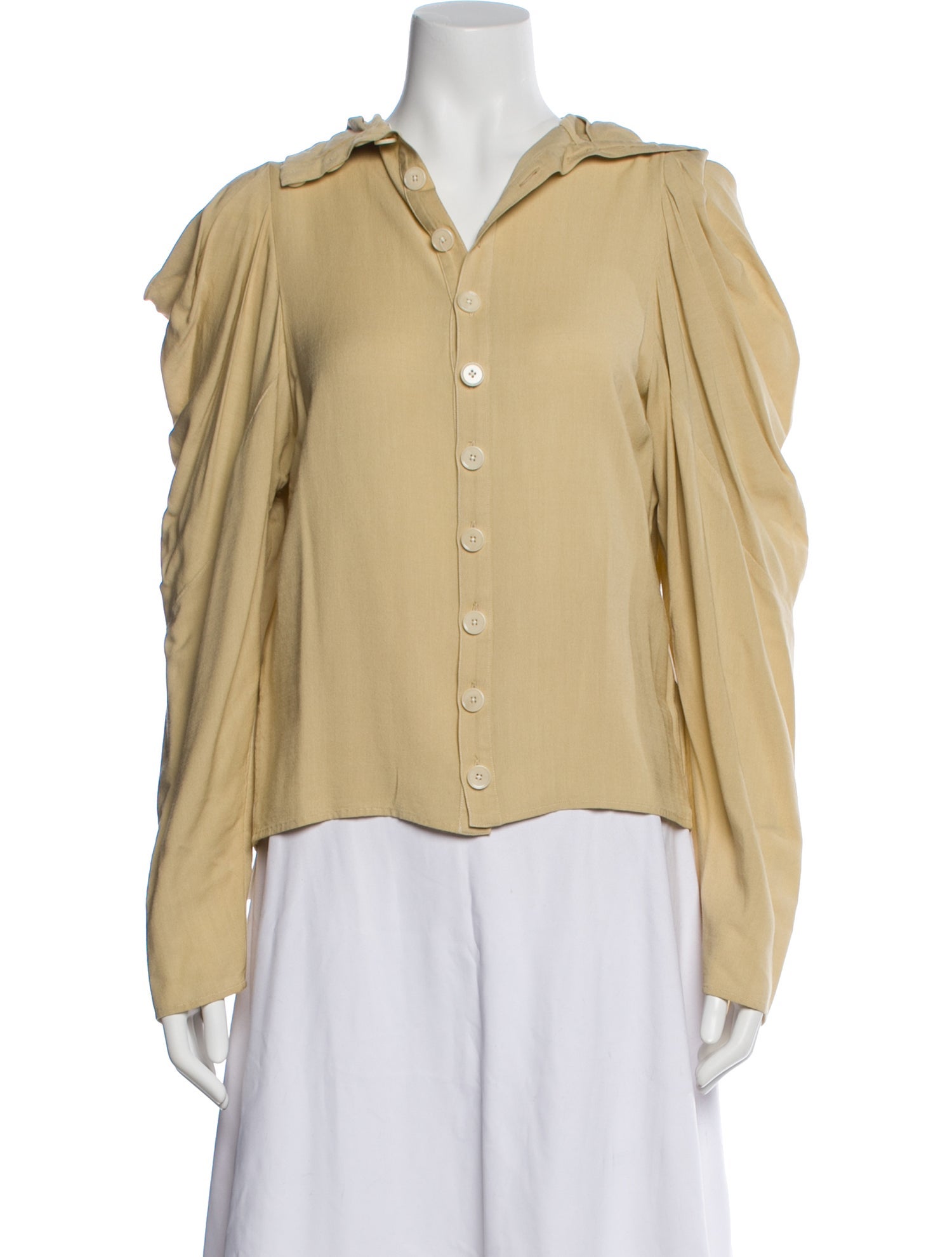 Lemaire Long Sleeve Button-Up Top