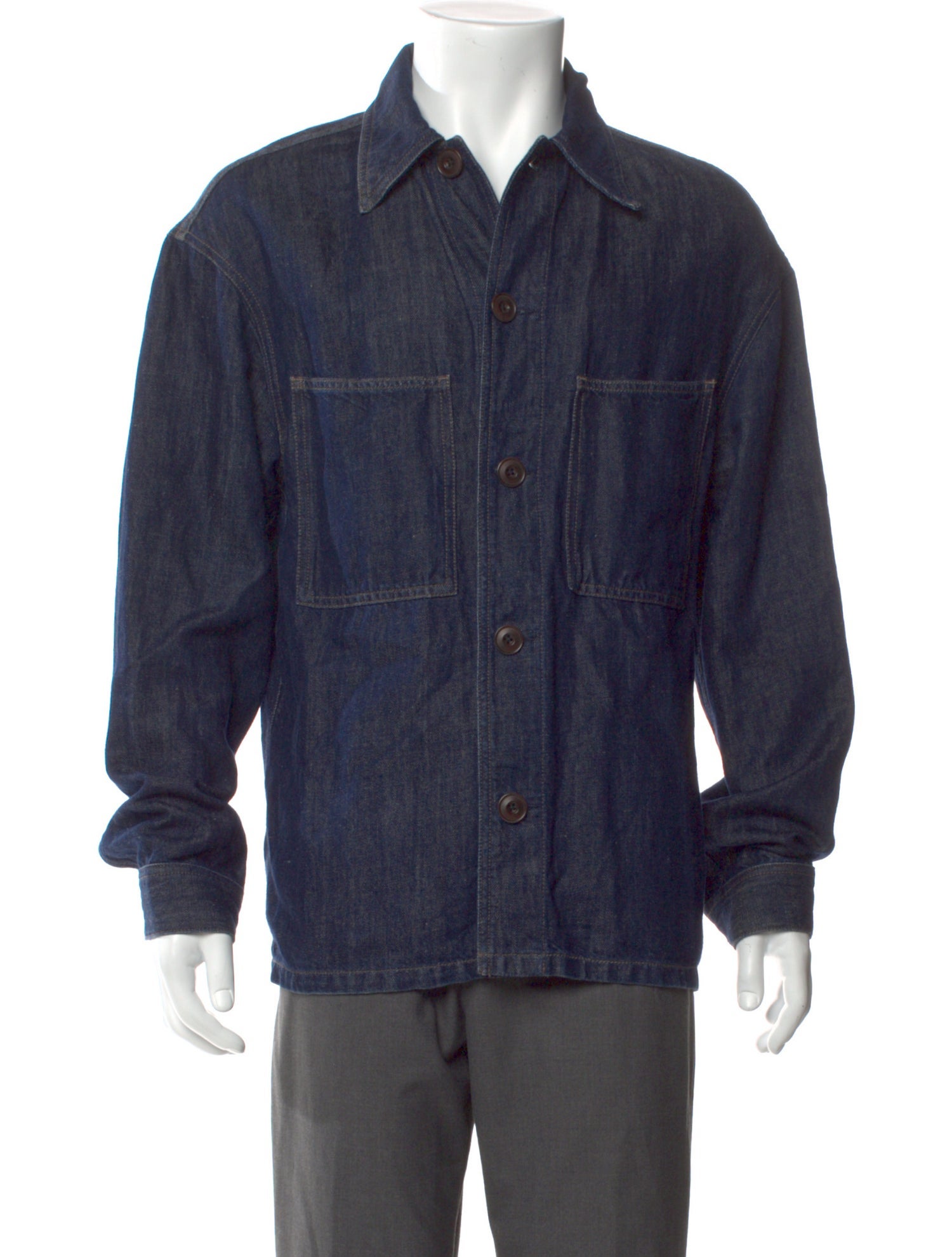 Lemaire Long Sleeve Denim Shirt