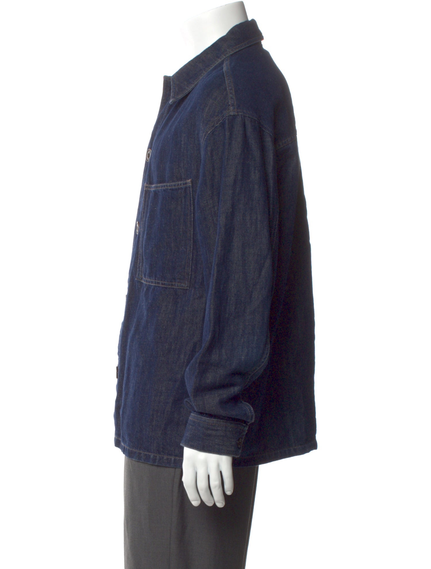 Lemaire Long Sleeve Denim Shirt