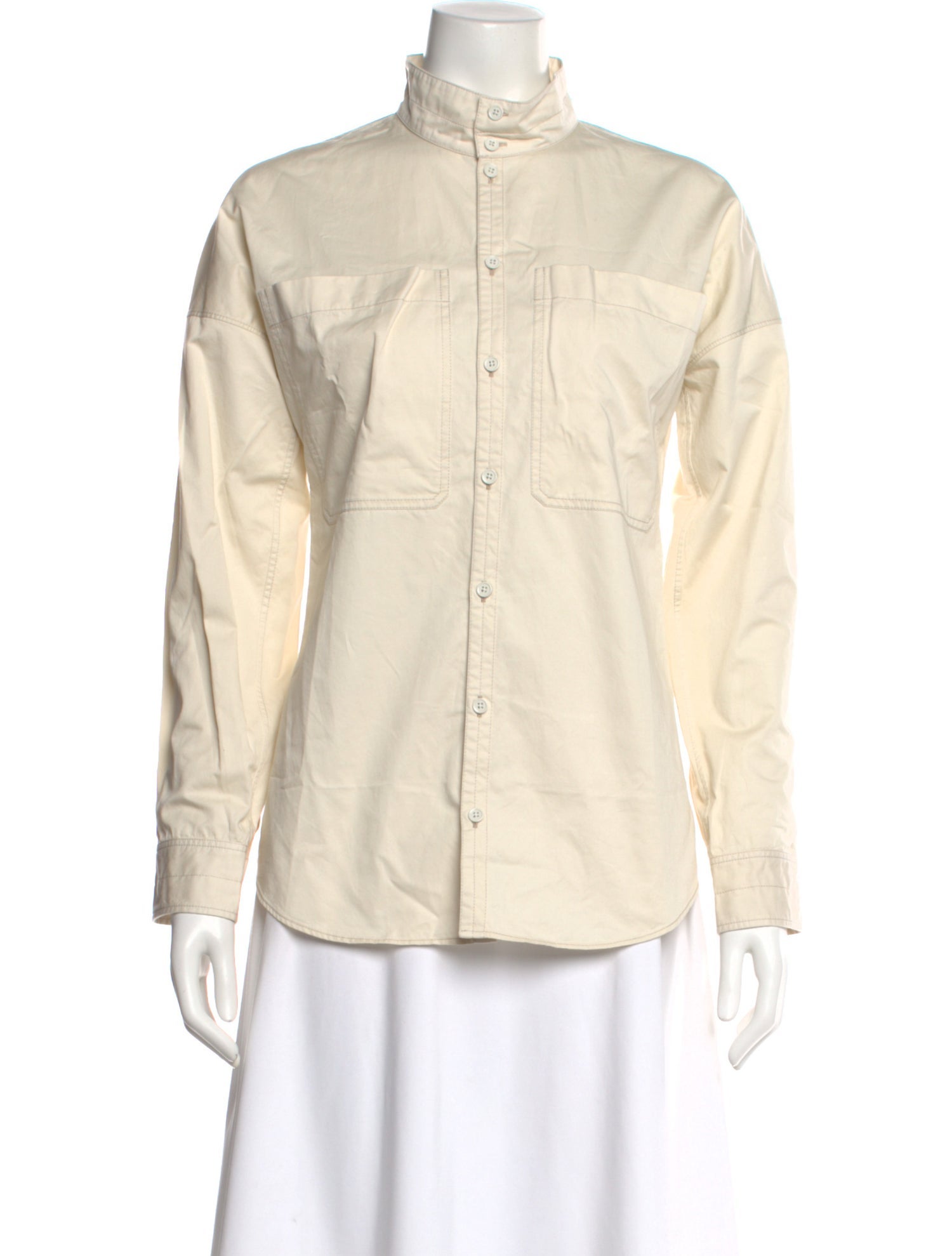 Lemaire Long Sleeve Button-Up Top