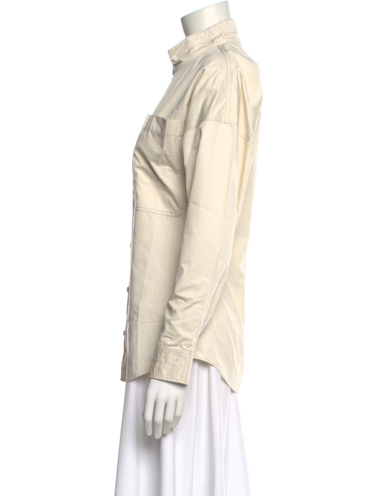 Lemaire Long Sleeve Button-Up Top