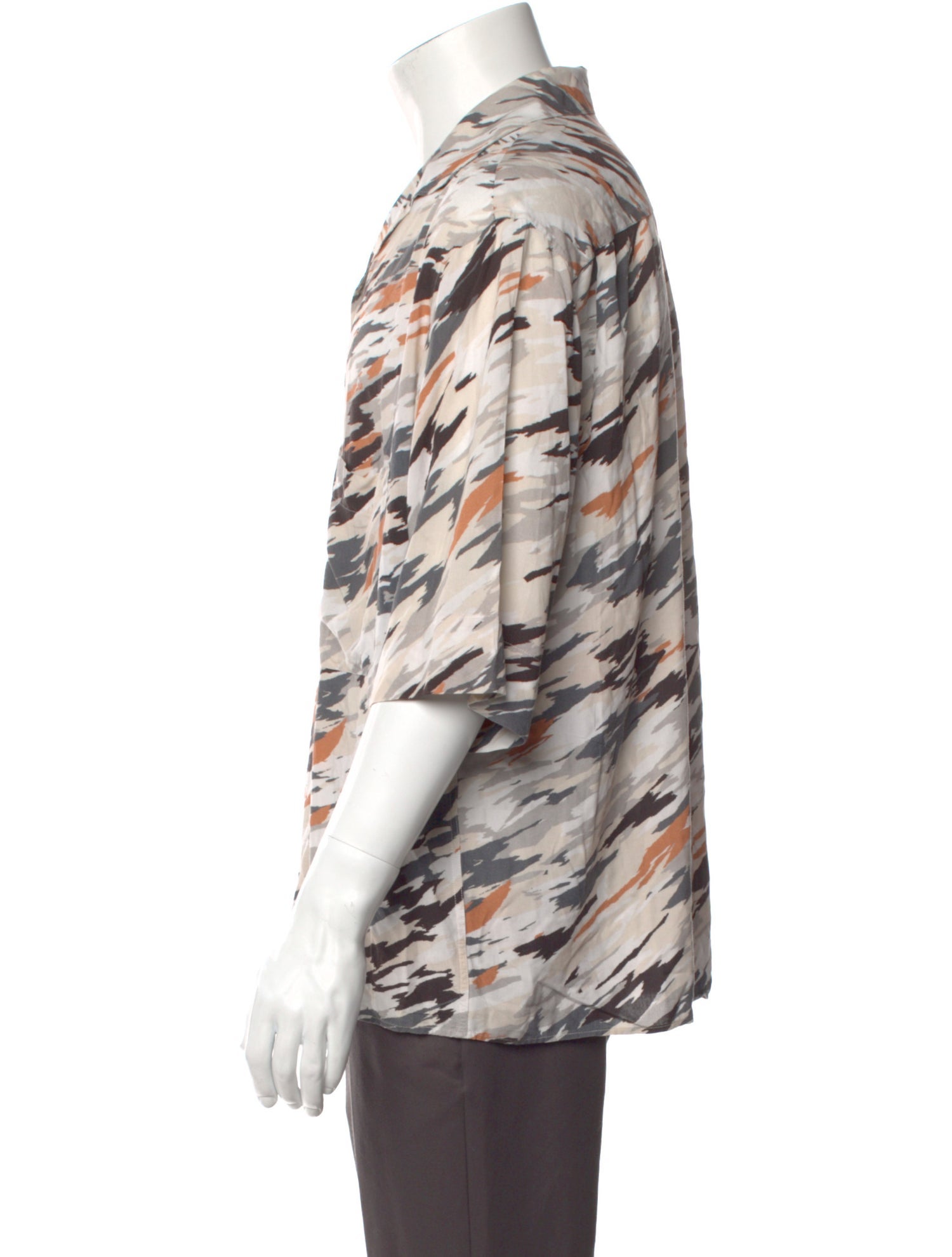 Lemaire Printed Short Sleeve Shirt