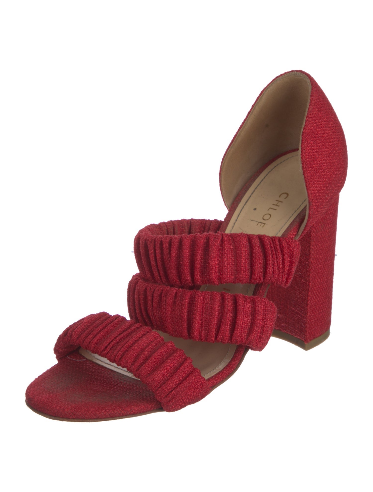 Chloé Gosselin Canvas Sandals