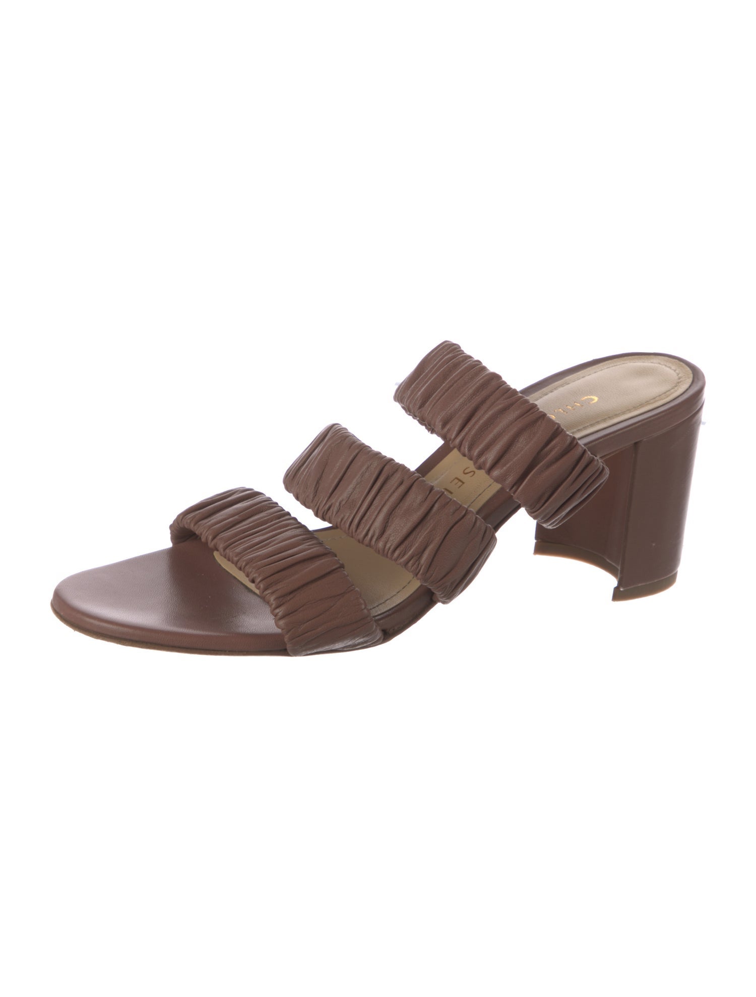 Chloé Gosselin Leather Slides