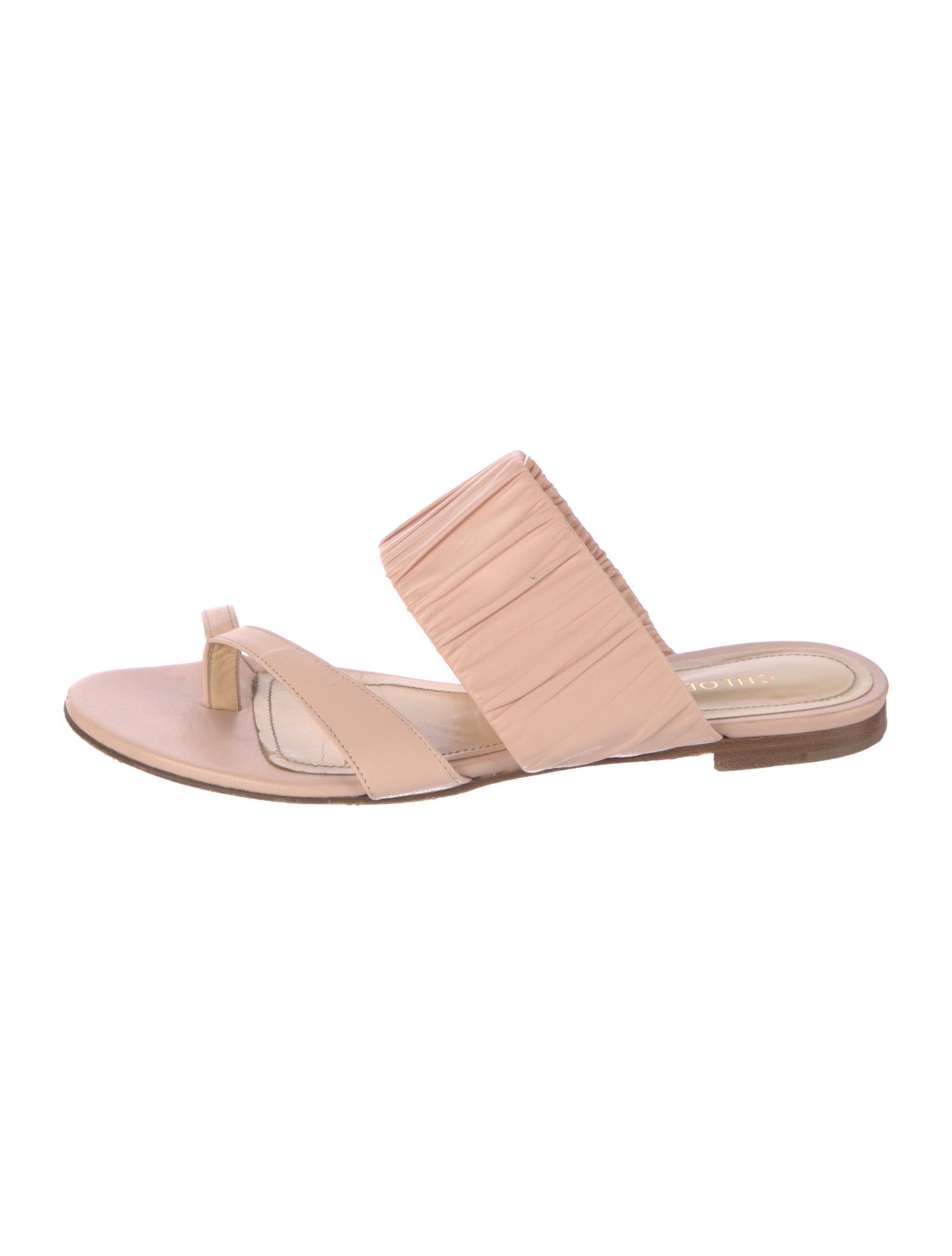 Chloé Gosselin Leather Slides