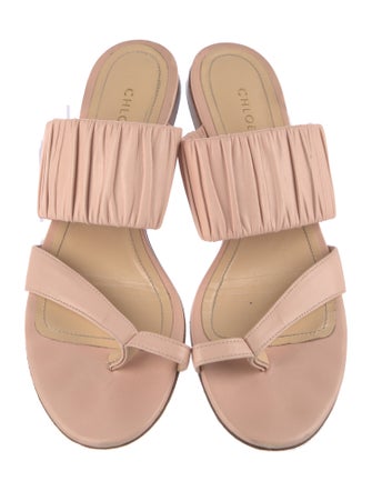 Chloé Gosselin Leather Slides