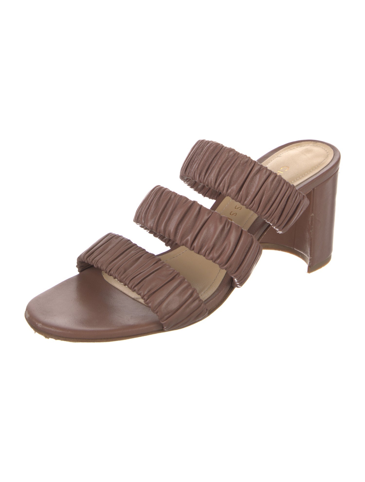 Chloé Gosselin Leather Slides