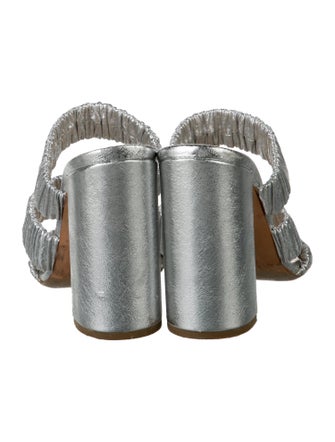 Chloé Gosselin Leather Animal Print Slides