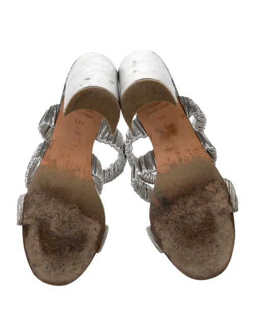 Chloé Gosselin Leather Animal Print Slides