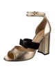 Chloé Gosselin Leather Colorblock Pattern Sandals