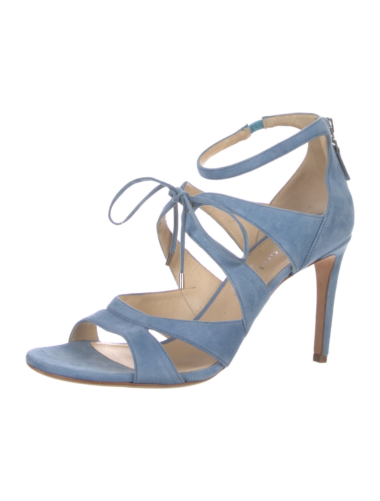 Chloé Gosselin Suede Cutout Accent Sandals