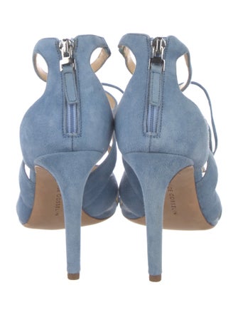 Chloé Gosselin Suede Cutout Accent Sandals