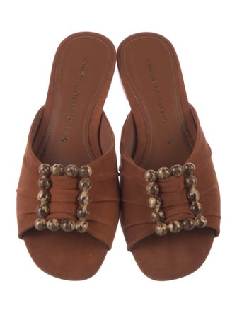 Chloé Gosselin Suede Slides
