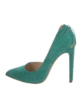 Chloé Gosselin Suede Bow Accents Pumps