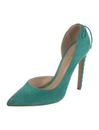 Chloé Gosselin Suede Bow Accents Pumps
