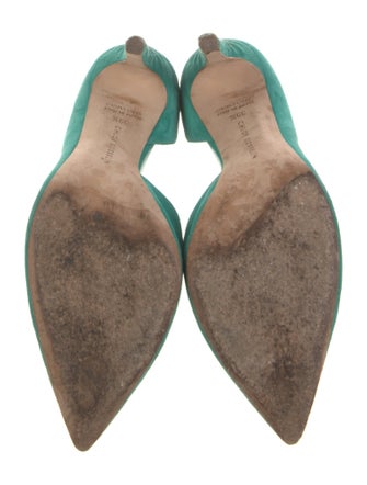 Chloé Gosselin Suede Bow Accents Pumps