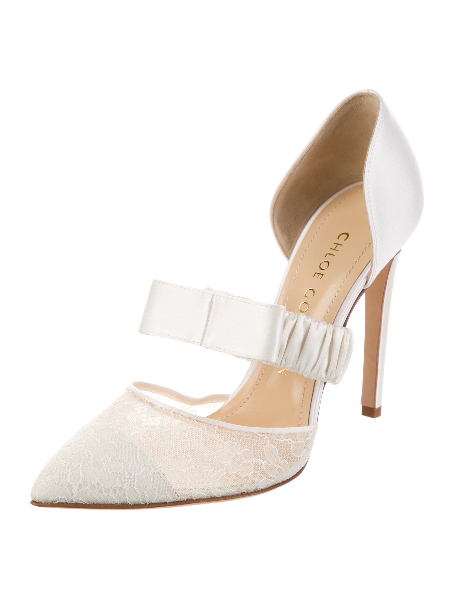 Chloé Gosselin Satin D'Orsay Pumps w/ Tags