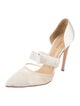 Chloé Gosselin Satin D'Orsay Pumps