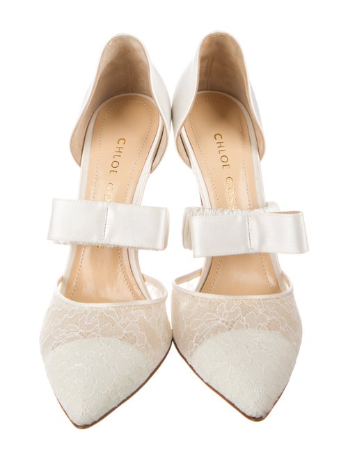 Chloé Gosselin Satin D'Orsay Pumps