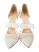 Chloé Gosselin Satin D'Orsay Pumps